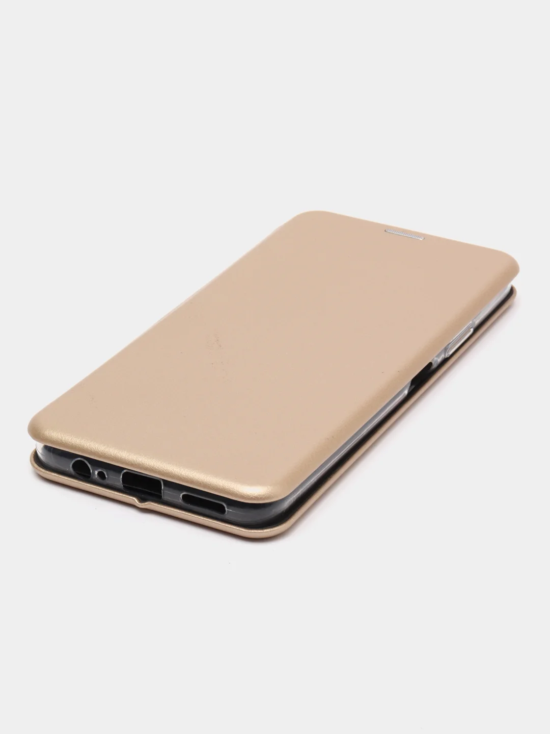 Золотой чехол книжка для Huawei Nova Y70 / Y70 Plus (Хуавей Нова У70)