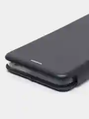 Темно-синий чехол-книжка для Infinix HOT 12i