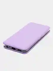 Сиреневый чехол-книжка для Infinix HOT 12 Pro