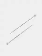Серебряный набор иголок, 100 штук, в коробочке
