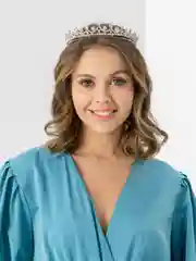 Розовый диадема, тиара женская, корона на праздник