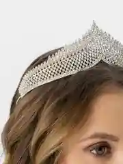 Серебряный диадема, корона