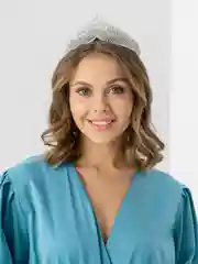 Серебряный диадема, корона
