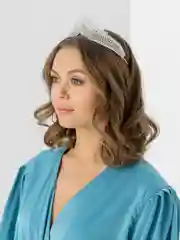 Серебряный диадема, корона