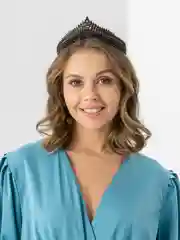 Черный диадема, корона