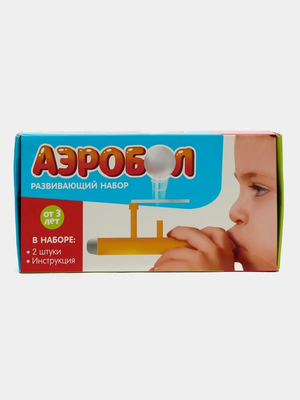 Игра-тренажёр для дыхания "Аэробол", 2 шт