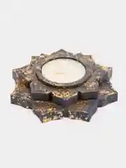 Подсвечник из гипса, ручная работа