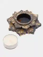 Подсвечник из гипса, ручная работа