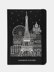 Блокнот в точку, светящийся в темноте Tochkabook "Париж", А5