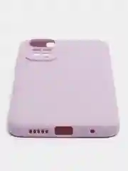 Фиолетовый чехол для Xiaomi Redmi Note 11, 11S силиконовый  BROSCORP матовый тонкий с защитой камер