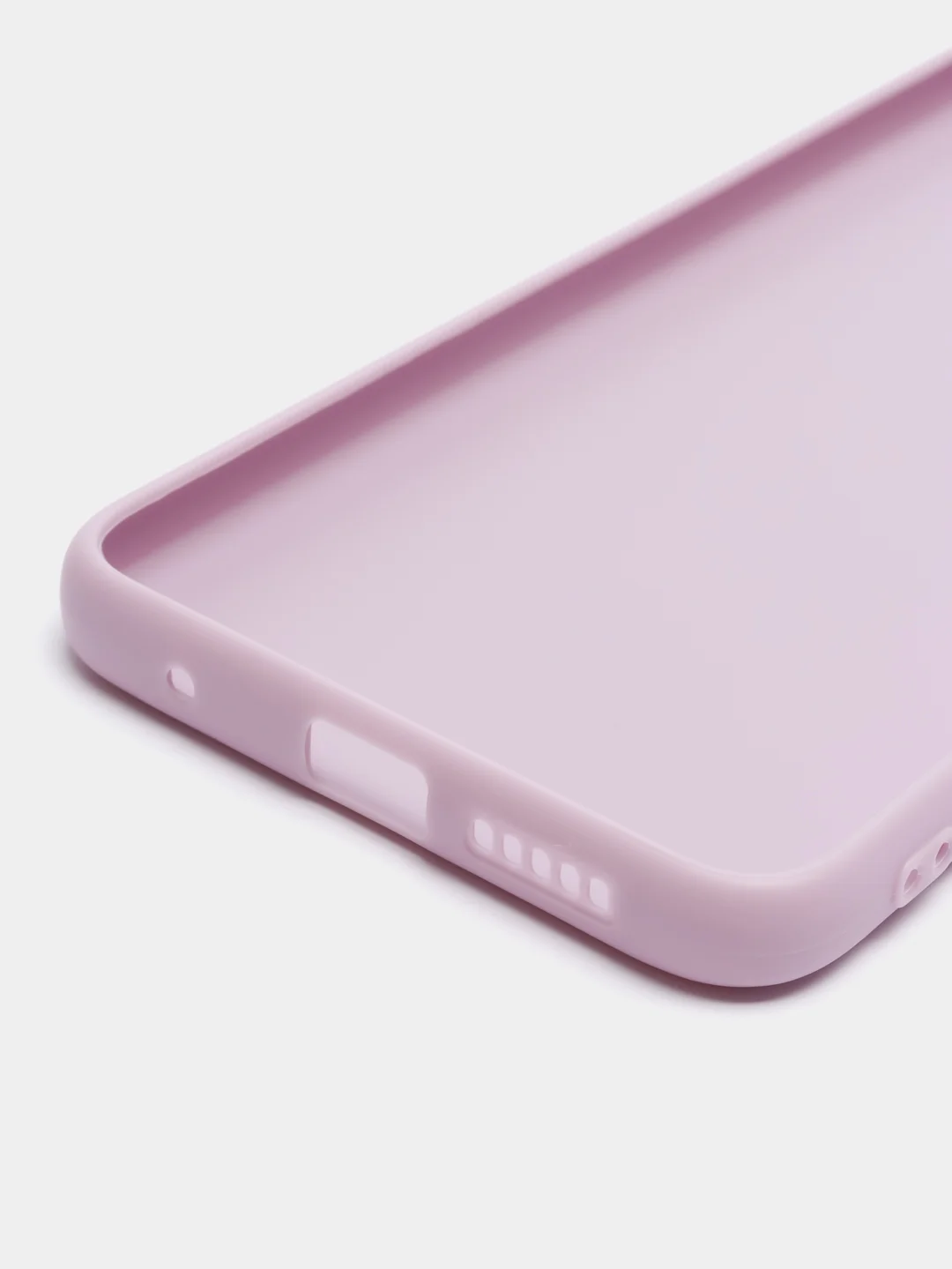 Фиолетовый чехол для Xiaomi Redmi Note 11, 11S силиконовый  BROSCORP матовый тонкий с защитой камер
