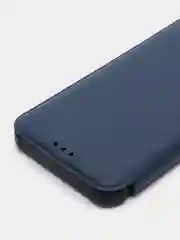 Светло-синий чехол-книжка Realme C30, C33, с магнитом, защита камеры, защита углов
