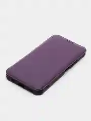 Фиолетовый чехол-книжка Realme C30, C33, с магнитом, защита камеры, защита углов