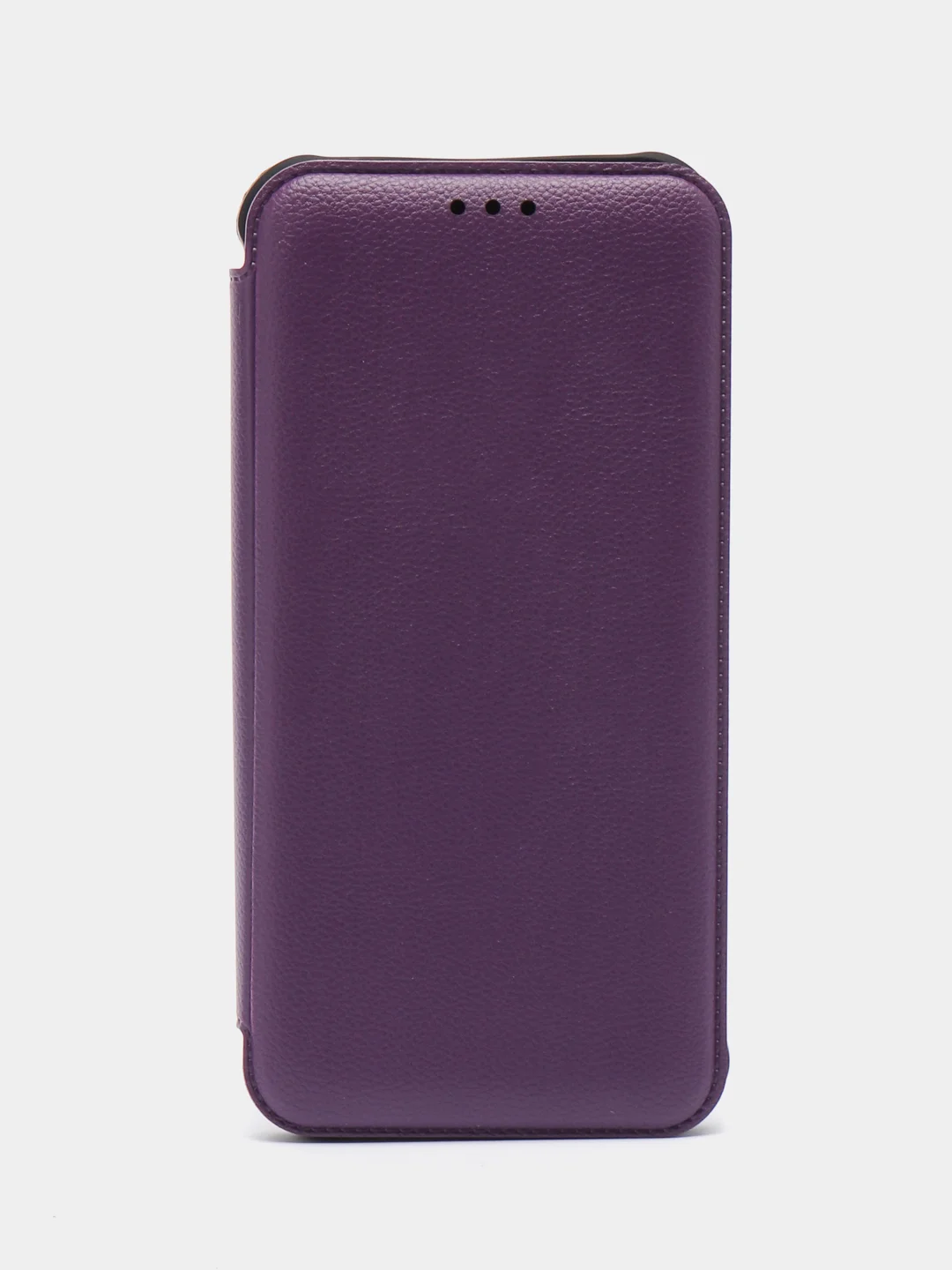 Фиолетовый чехол-книжка Realme C30, C33, с магнитом, защита камеры, защита углов