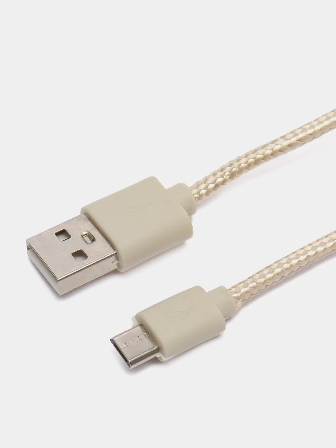 Золотой кабель Micro Usb, в нейлоновой оплетке