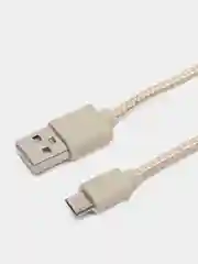 Золотой кабель Micro Usb, в нейлоновой оплетке