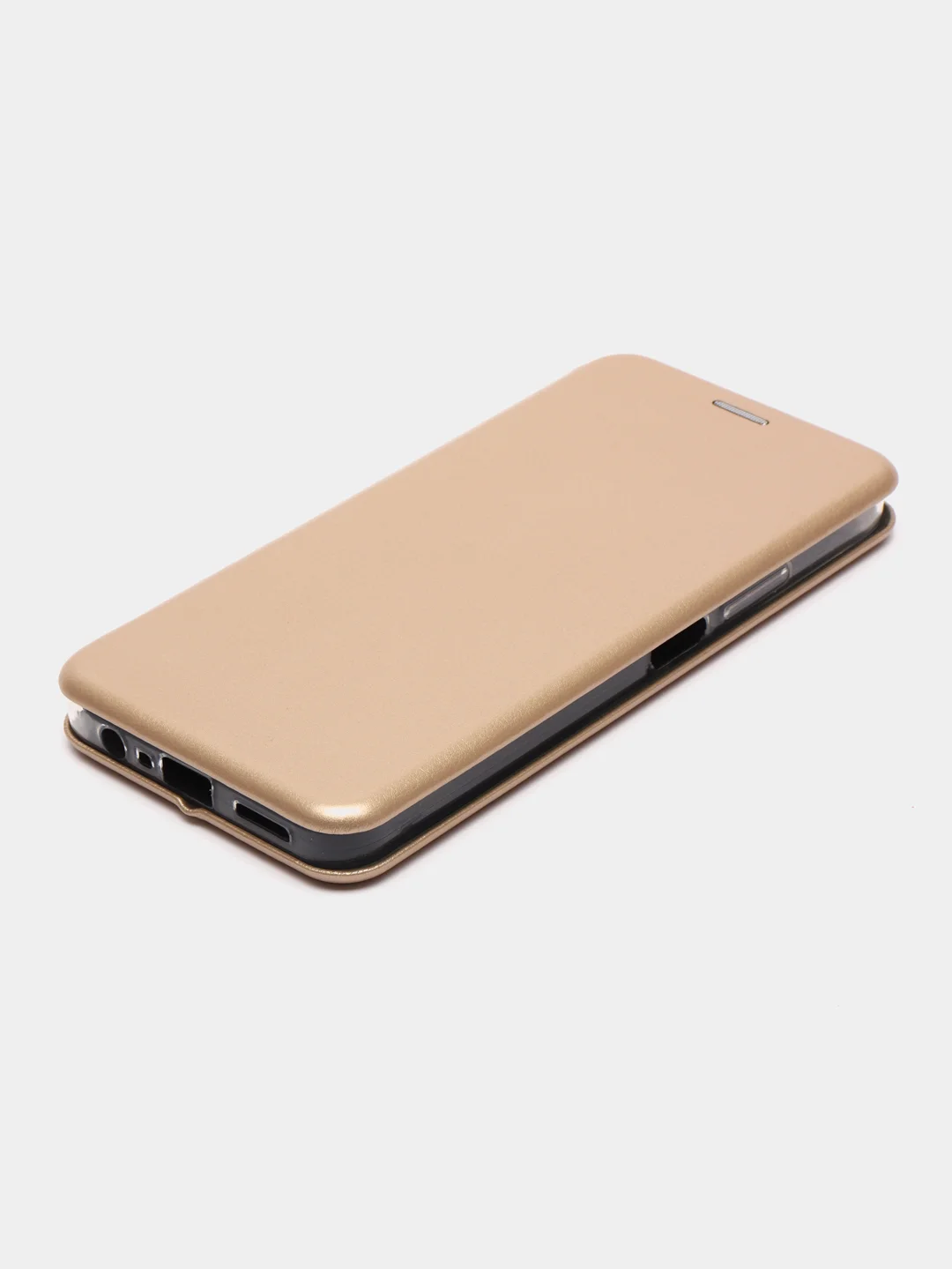 Золотой чехол-книжка для Realme C33 (Реалми С33)