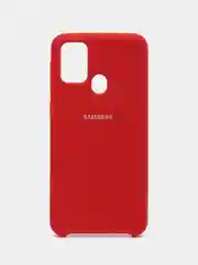Красный чехол для Samsung M21 силиконовый (Silicone Case)
