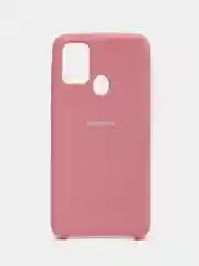 Розовый чехол для Samsung M21 силиконовый (Silicone Case)