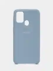 Светло-синий чехол для Samsung M21 силиконовый (Silicone Case)