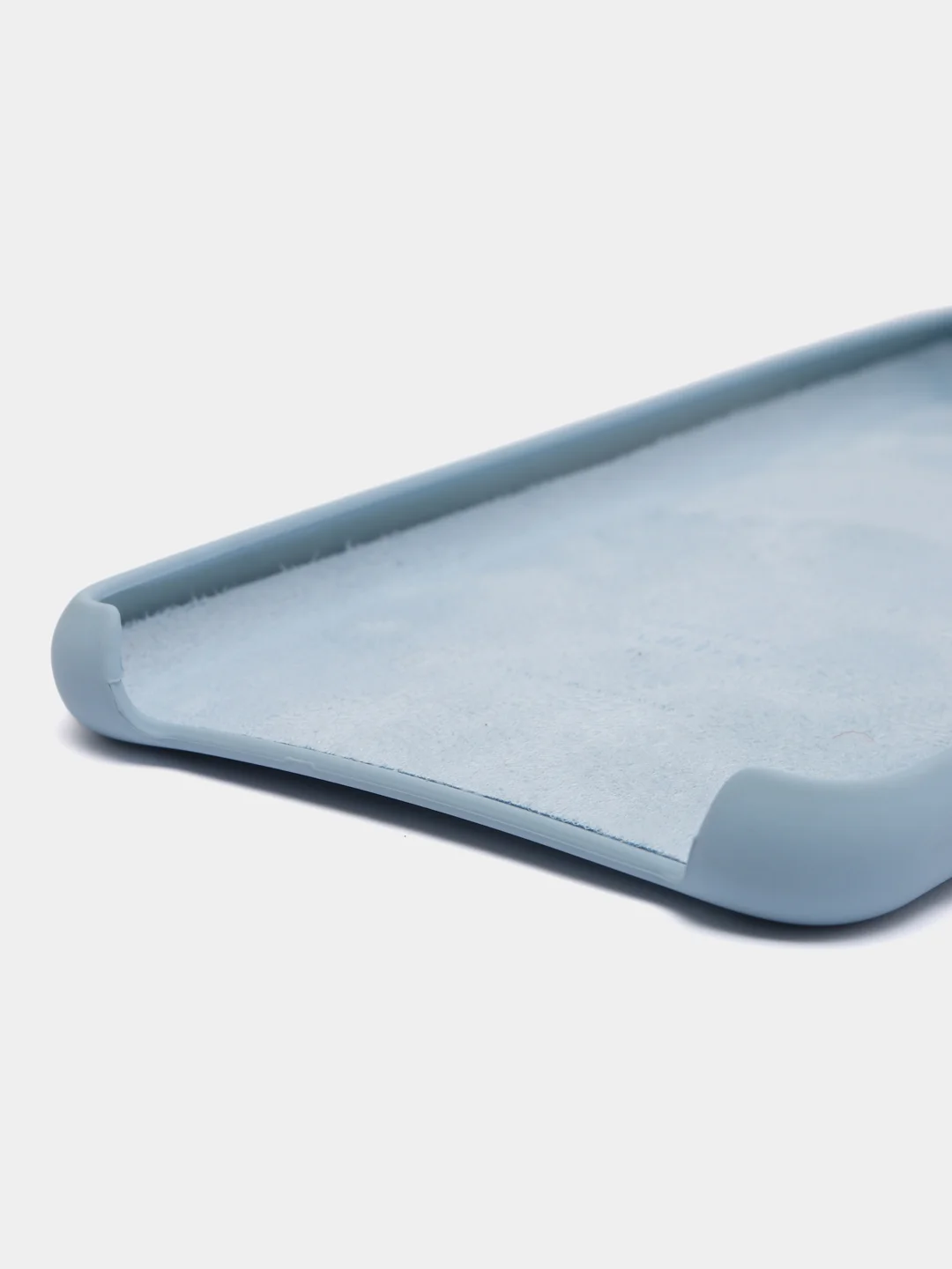 Светло-синий чехол для Samsung M21 силиконовый (Silicone Case)