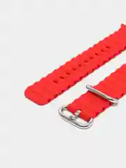 Красный силиконовый ремешок Ocean Watch для Apple Watch Series Ultra 8 7 6 5 SE