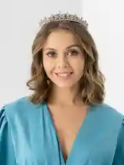 Золотой диадема, тиара женская, корона на праздник