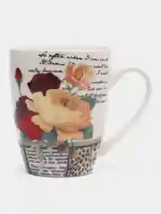 Желтый кружка с ложкой в подарочной упаковке