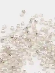 Серебряный бисер мелкий, для рукоделия, 12/0, 30 г, разные цвета