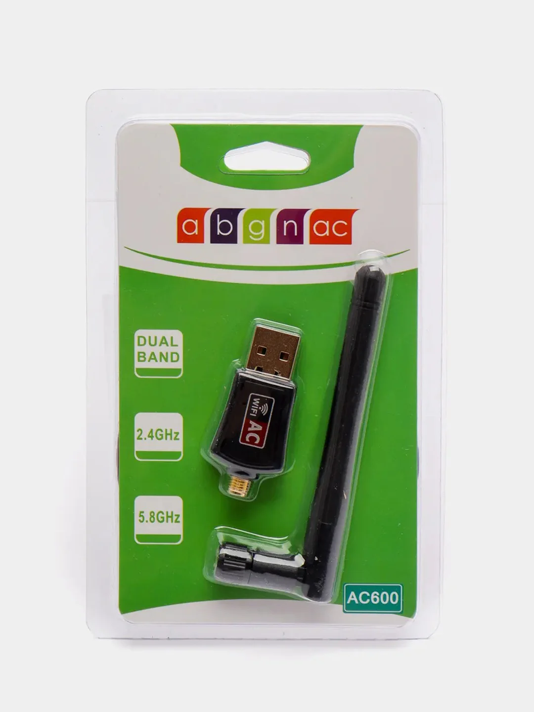 Угольный беспроводной усилитель сигнала (репитер) Wi-Fi приемник, USB 2.0 двухдиапазонный