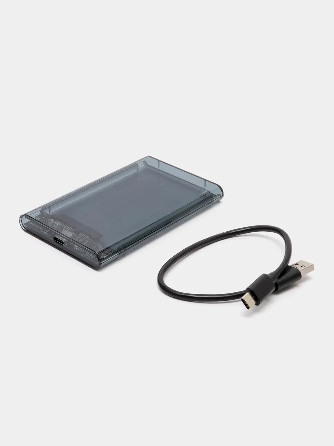 Черный кейс для жесткого диска hdd ssd 2.5 корпус внешний жесткий диск