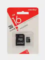 Карта памяти microSD с адаптером 2/8/16/32gb