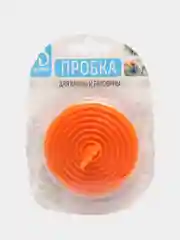 Зеленый пробка для ванны, d=6,5 см (внутренний d=3,5 см), силикон, цвет микс