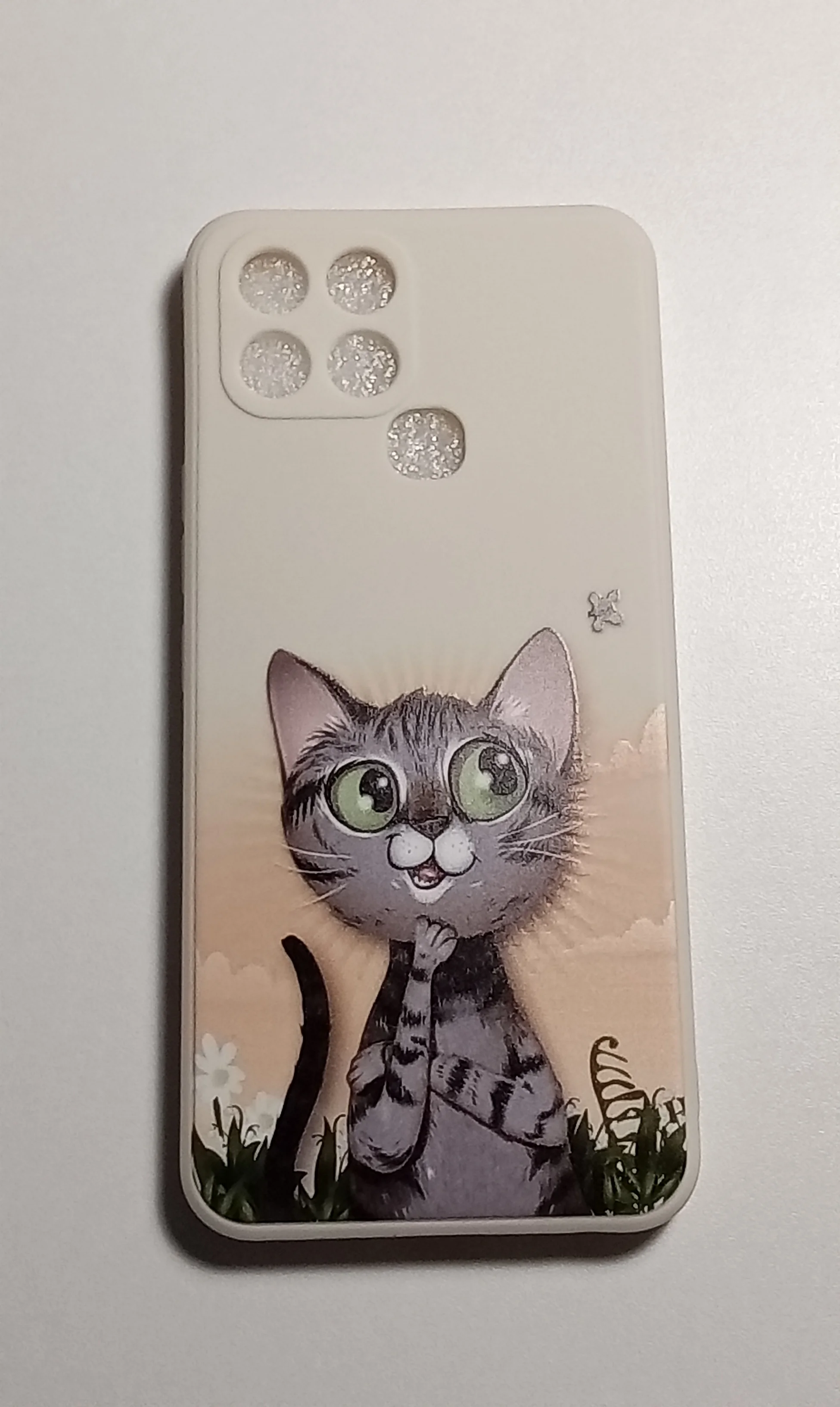 Лесной зеленый чехол NFINIX Smart 6 с защитой камеры