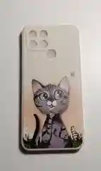 Лесной зеленый чехол NFINIX Smart 6 с защитой камеры