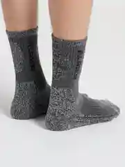 Тёмно-серый носки мужские "Аляска", утепленные