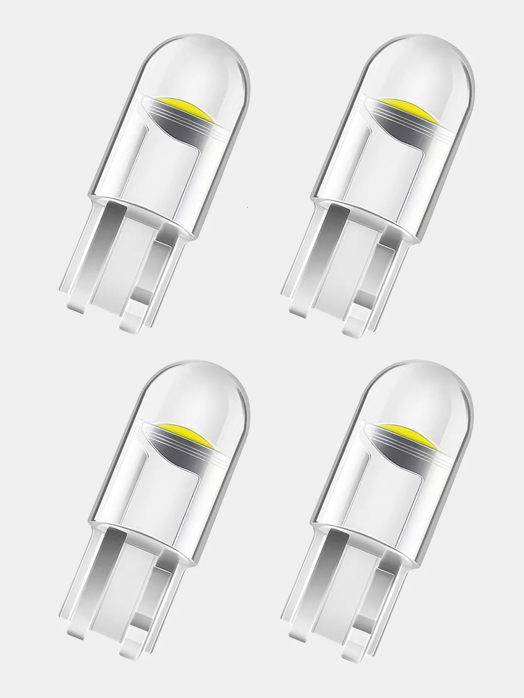 Прозрачный светодиодные LED лампы t10, холодный белый