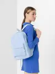 Голубой женский школьный рюкзак для девочки