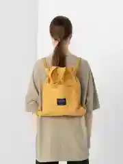 Горчичный рюкзак-шоппер, 2 в 1