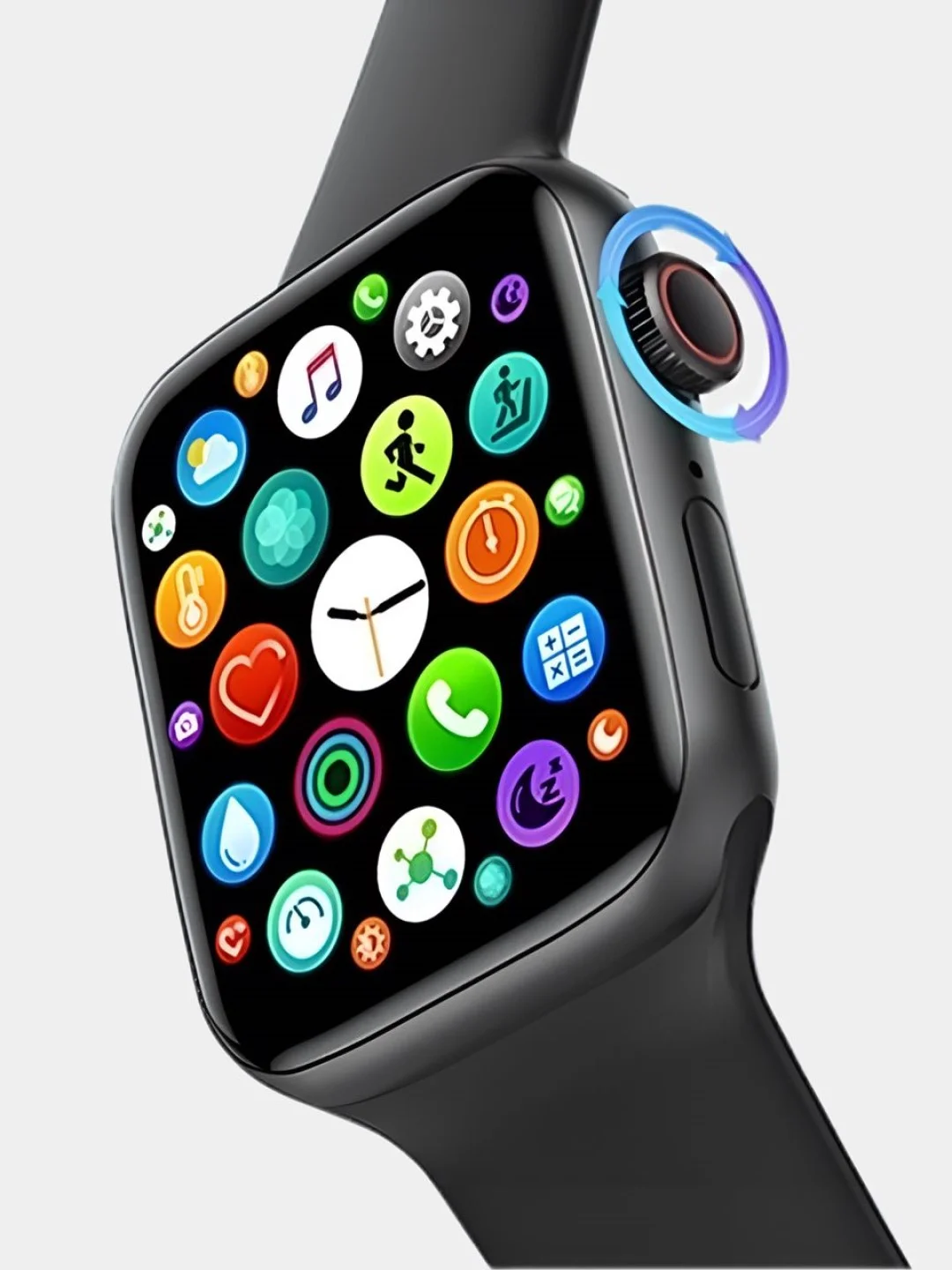 Розовый умные смарт-часы M7Plus, M7 Mini, Smart Watch Series 7, 45 мм