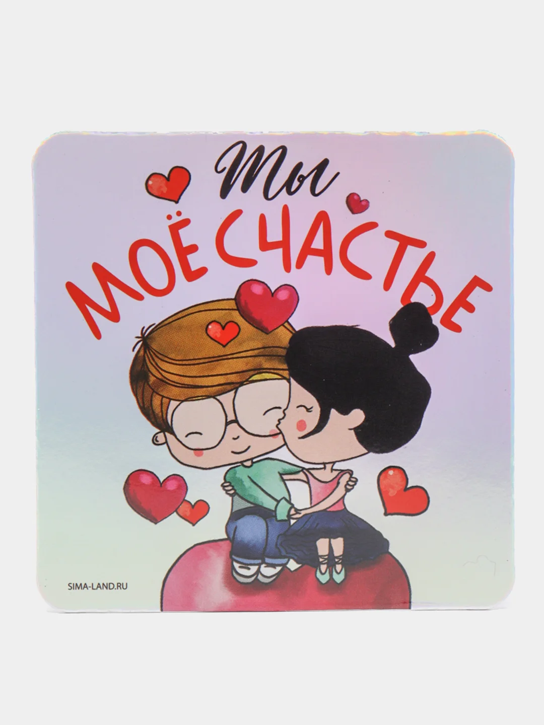 Ледяной магнит на холодильник