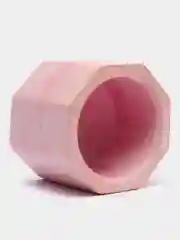 Розовый гипсовый подсвечник мини (набор 2 штуки)