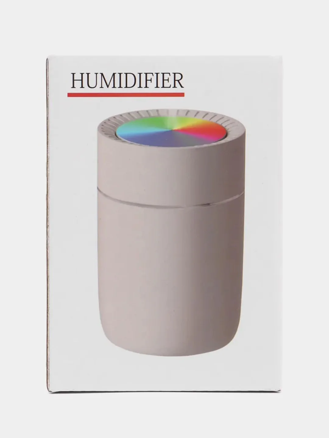 Серый увлажнитель воздуха с подсветкой HUMIDIFIER