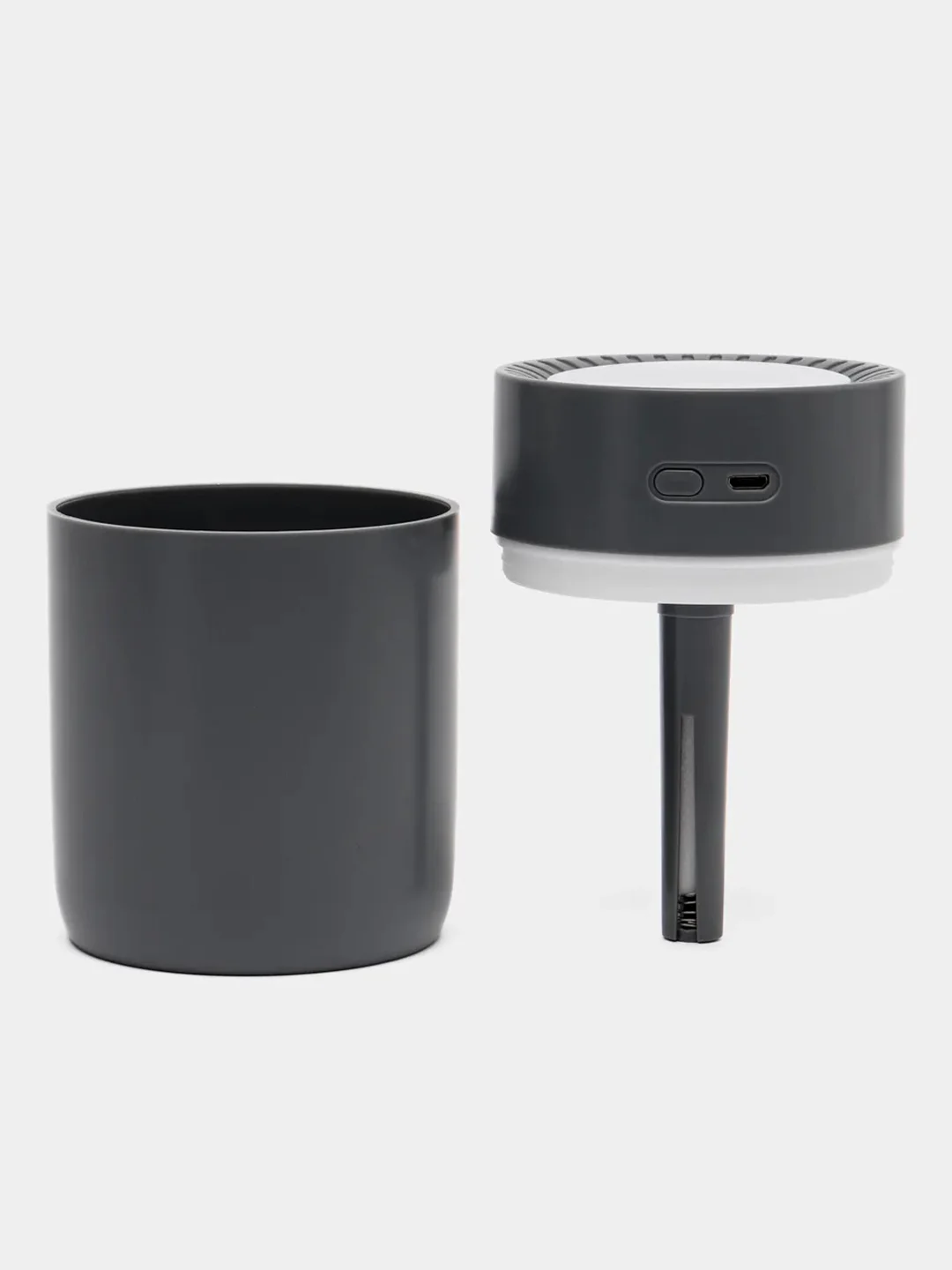 Серый увлажнитель воздуха с подсветкой HUMIDIFIER