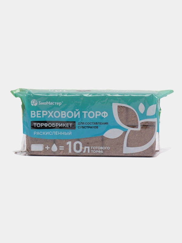 Торфобрикет "Верховой торф", 10 л