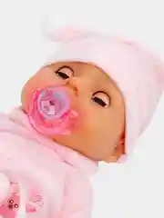 Голубой кукла "Пупс" со звуком, многофункциональная, 40 см