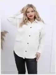 Белый рубашка женская, большие размеры