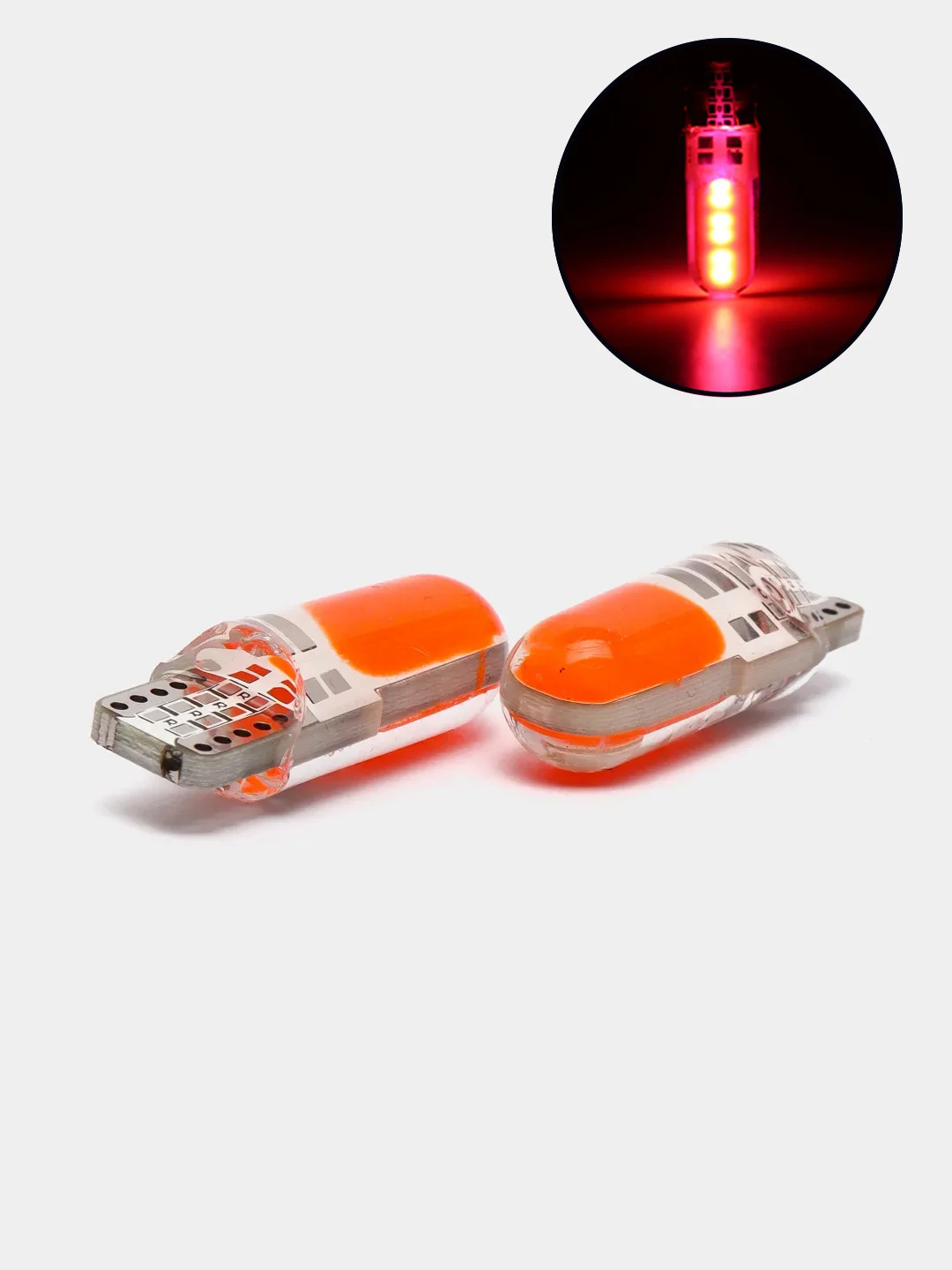 Красный светодиодные габаритные LED-лампы W5W T10