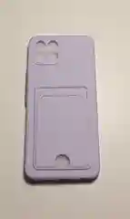 Сиреневый чехол INFINIX SMART 6 HD 2022 с защитой камеры, карман для карты