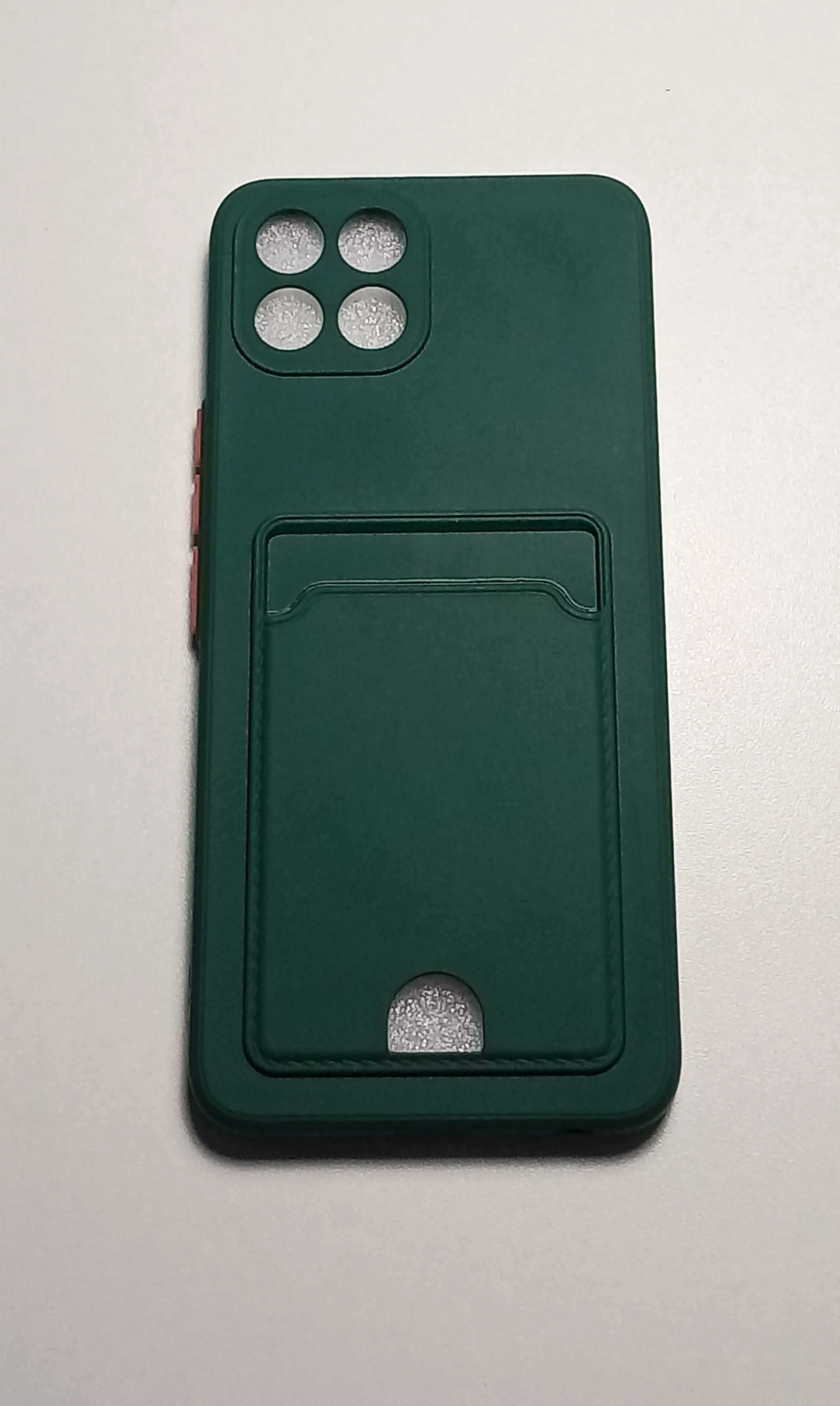 Зеленый чехол INFINIX SMART 6 HD 2022 с защитой камеры, карман для карты